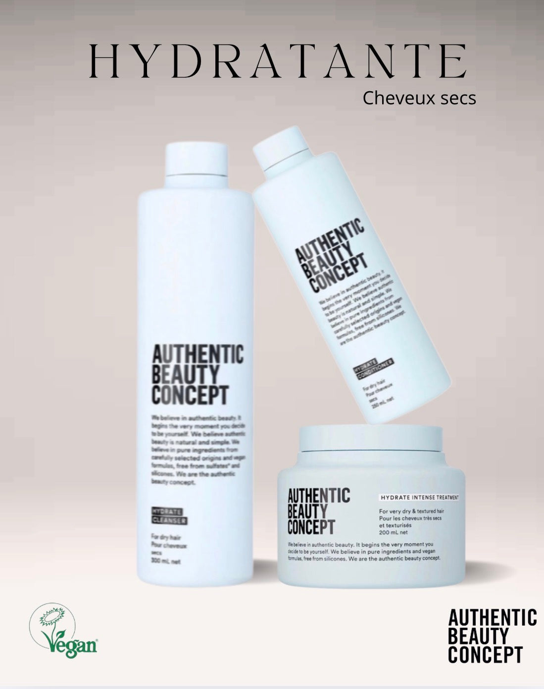 ROUTINE HYDRATANTE - AUTHENTIC BEAUTY CONCEPT