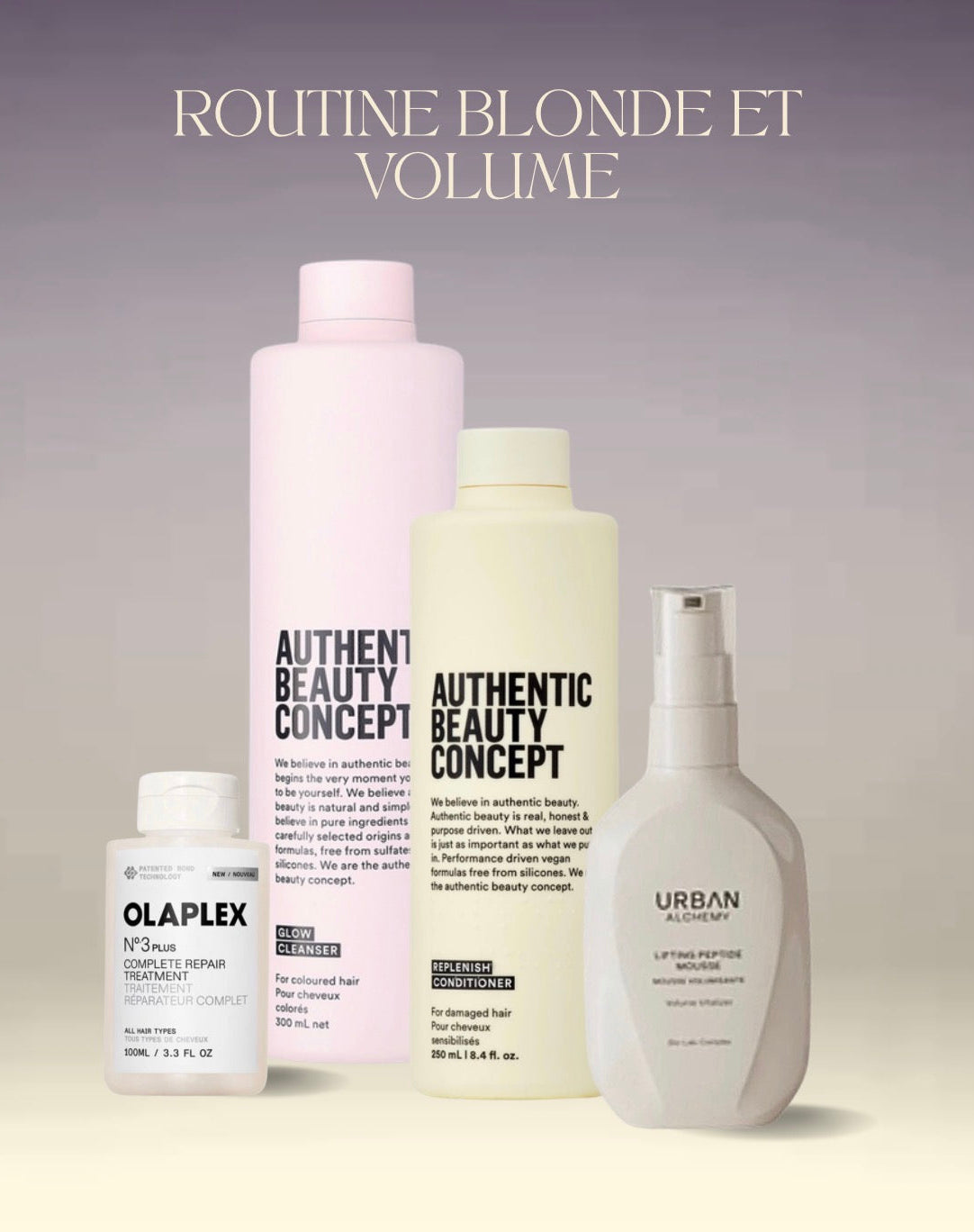 ROUTINE - BLONDE & VOLUME